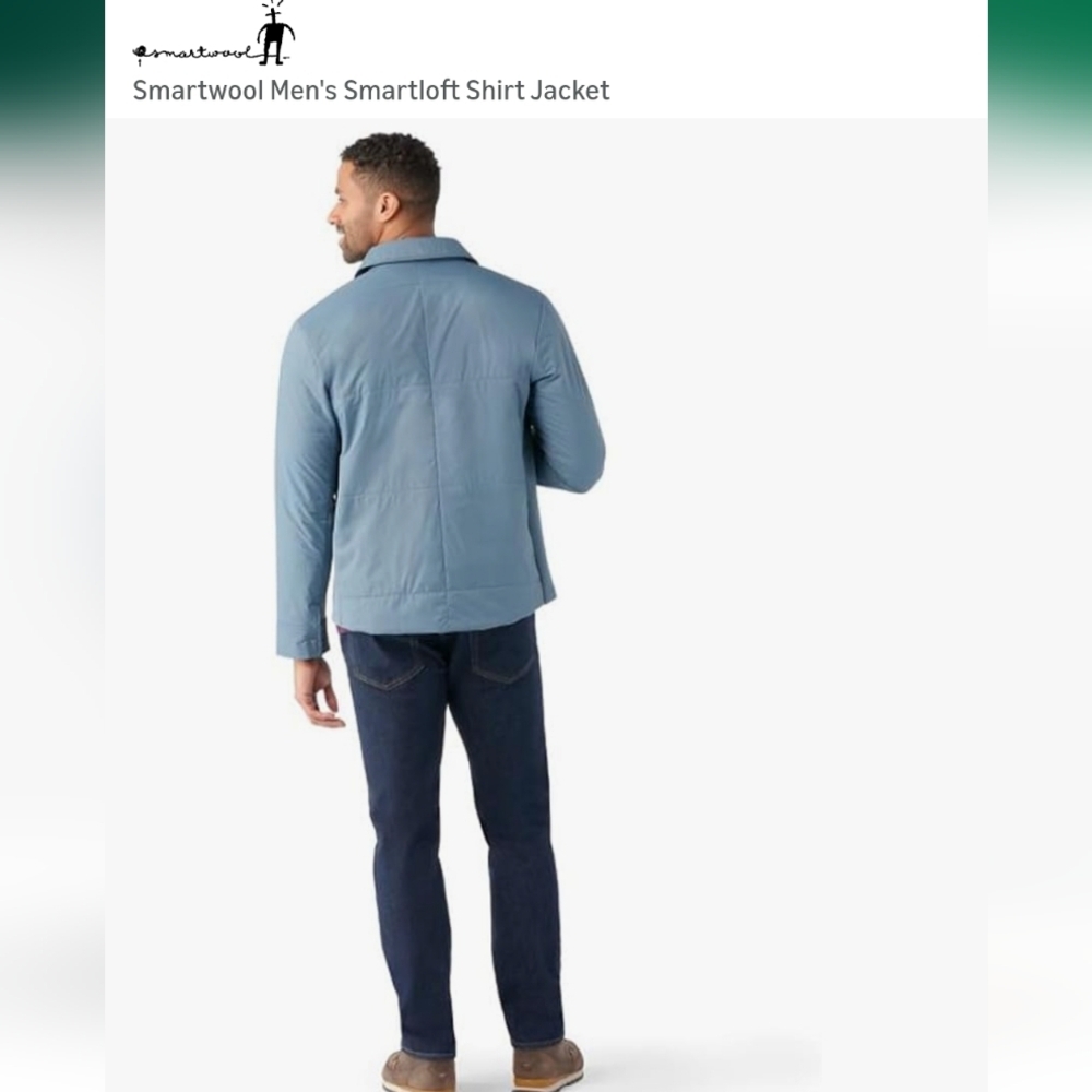 Smartwool Smartloft Shirt Jacket Shacket Merino W… - image 2